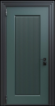 Входная термодверь с металлофиленкой и порошковым окрашиванием RAL 6012 (тип №1) Входная термодверь с металлофиленкой и порошковым окрашиванием RAL 6012 (тип №1)